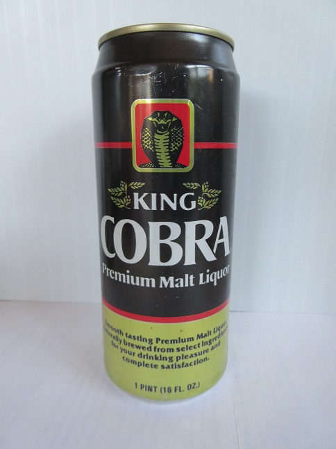 King Cobra Premium Malt Liquor - small cobra - 16oz